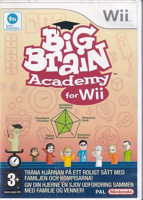 Big Brain Academy for Wii - Wii (B Grade) (Genbrug)